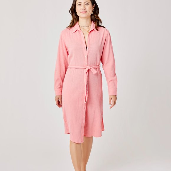 Lana Dress: Grapefruit: Small - Picture 1 of 3